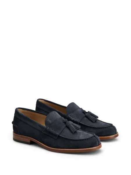 Semišové loafers Tod's modré