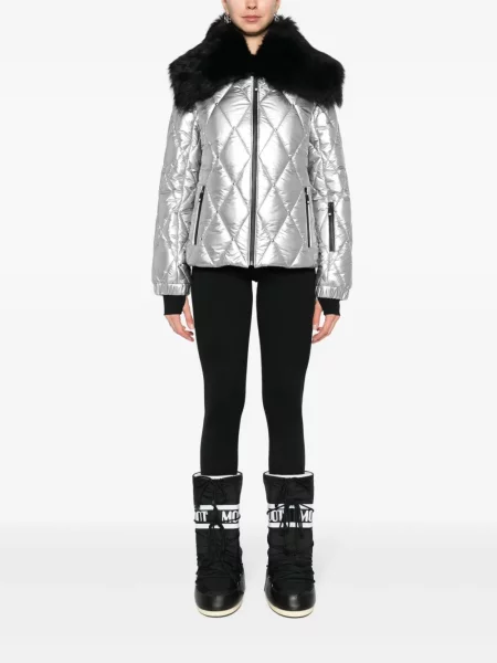 Dygsniuotas slidinėjimo striukė Palm Angels