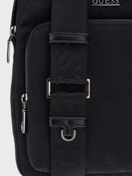 Сумка Guess з принтом чорна