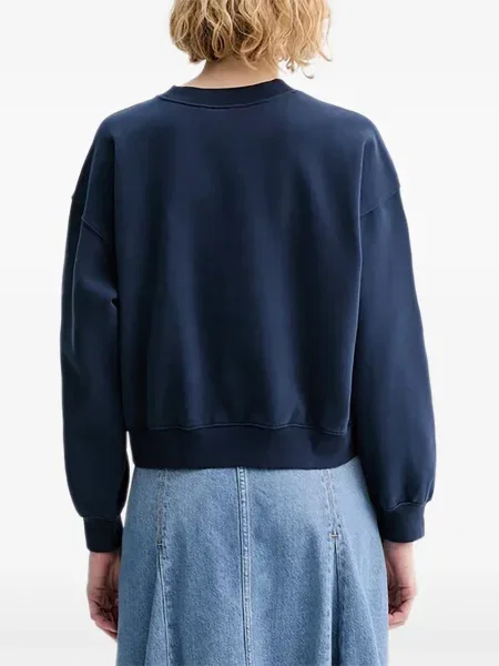 Curea Levi's® cu broderie cu cataramă cu dungi albastru