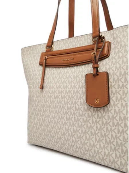 Torbica MICHAEL Michael Kors Jet Set Écru bijela