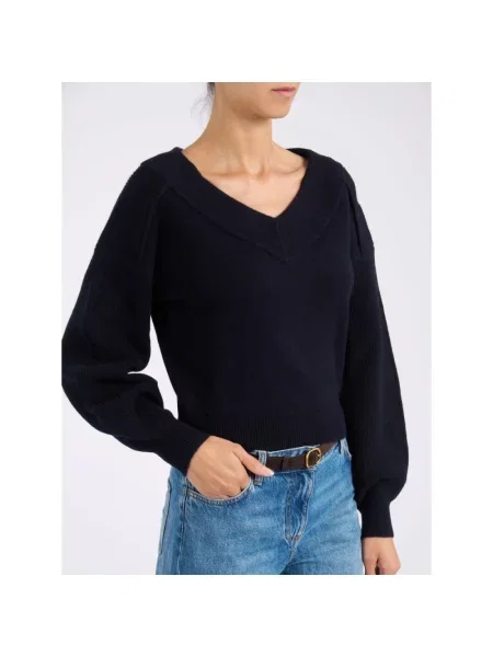 Sweter Pinko wełniany niebieski