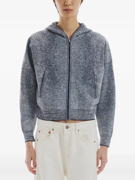 Kurtka jeansowa Crush Collection o krotszym kroju niebieska