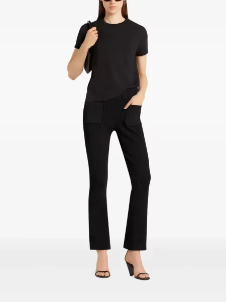 Pantaloni Courreges negru
