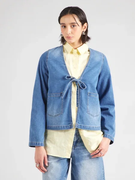 ONLY Geacă de primăvară-toamnă ONLJenna denim albastru