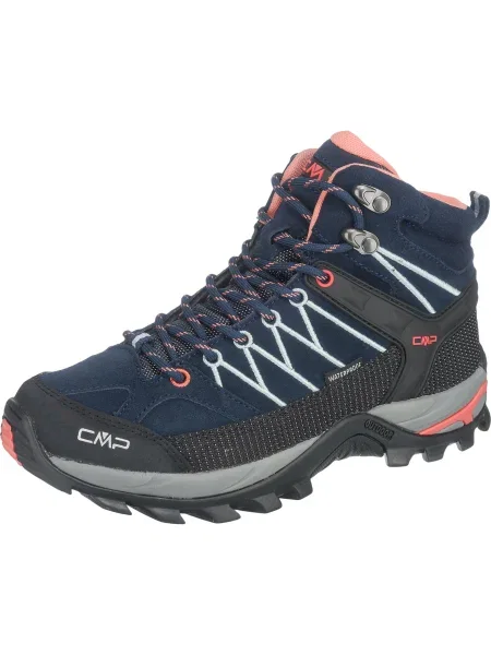 Trekové boty CMP Rigel Mid black and navy blue modré