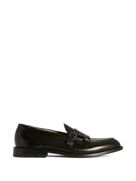 Pantofi monk Kiton cu cataramă negru