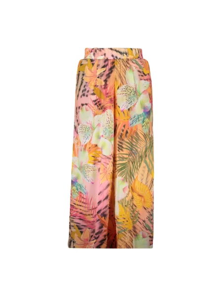 Spodnie Desigual w tropikalny nadruk