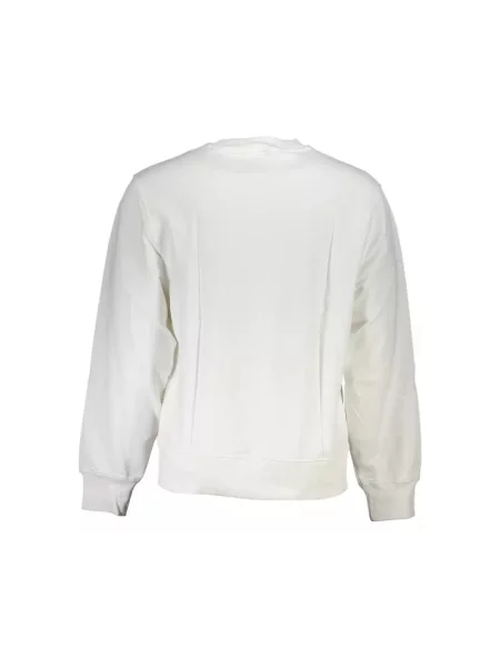 Bluza Calvin Klein z długim rękawem biała