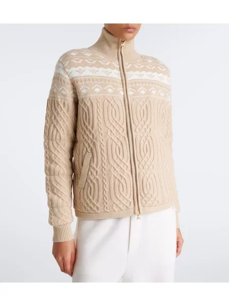 Cardigan Bogner tricotate bej