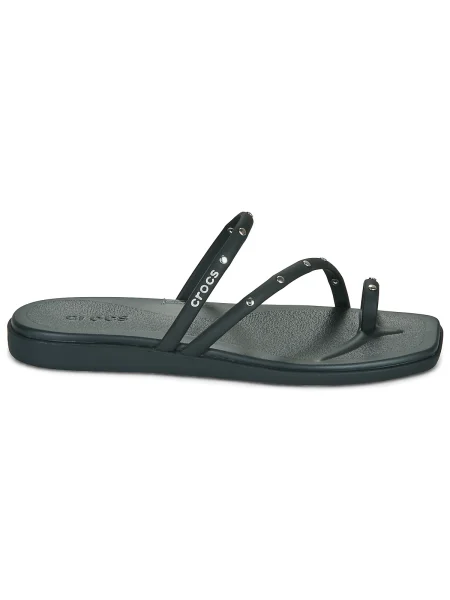 Dámske šľapky Crocs Miami Studded Toe Loop black čierna