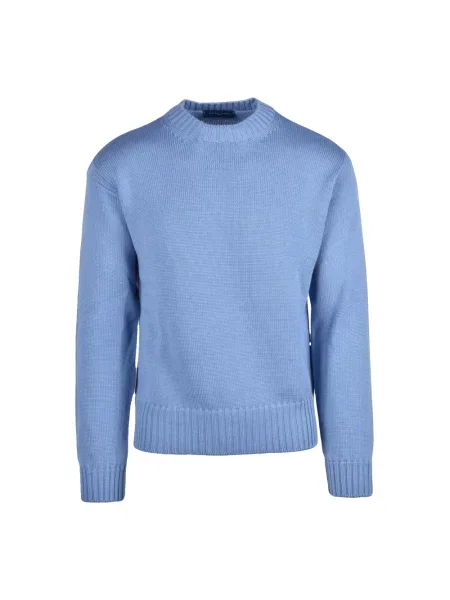 Sweter Daniele Fiesoli wełniany niebieski