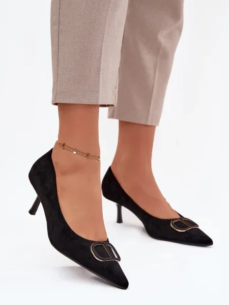 Pantofi cu toc Boto negru