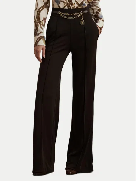 LAUREN RALPH LAUREN Pantaloni din Wide Leg maro