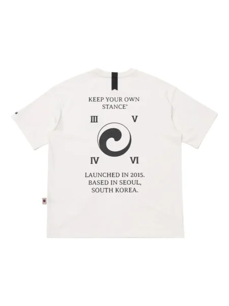 Tricou Stance cu imagine alb