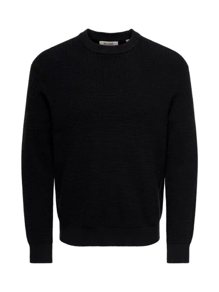 Only & Sons Pulover ONSMARIUS' negru