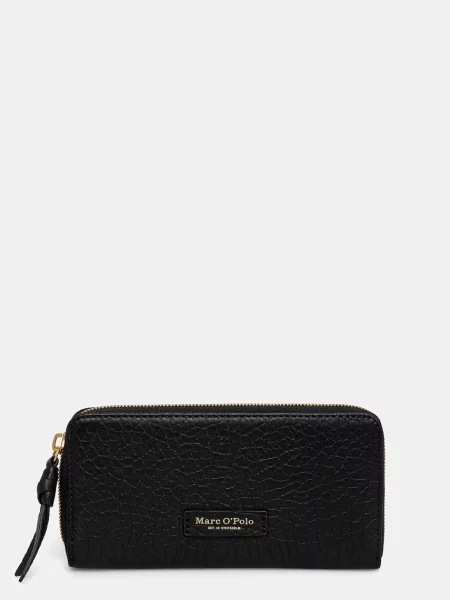 Marc O'Polo portofel pentru femei din piele negru