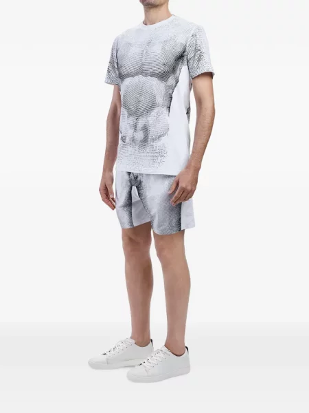 Tricou Moschino cu imagine alb