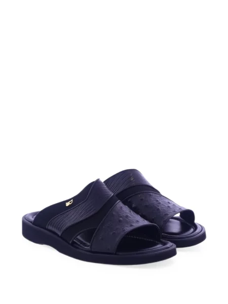 Sandale Paris Punk din piele negru