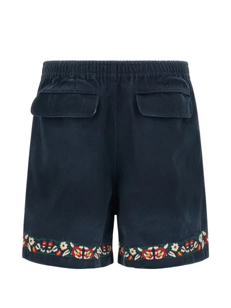 Pantaloni scurți Found cu model floral albastru