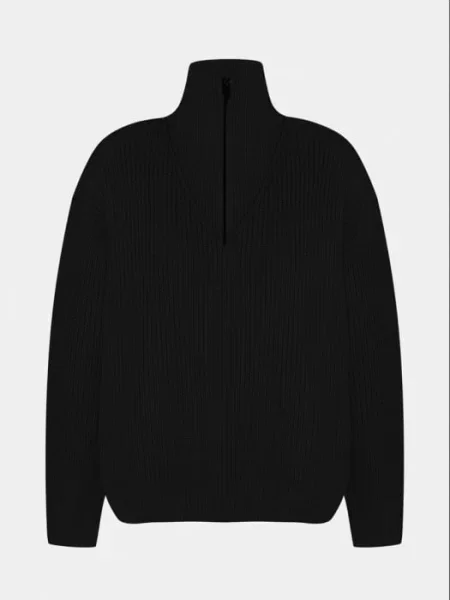 Кофти та светри T.MOSCA бавовна/вовна чорний