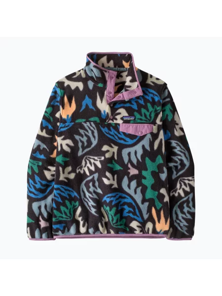 Bluză de trekking pentru femei Patagonia LW Synch Snap-T P/O kaleido/black negru