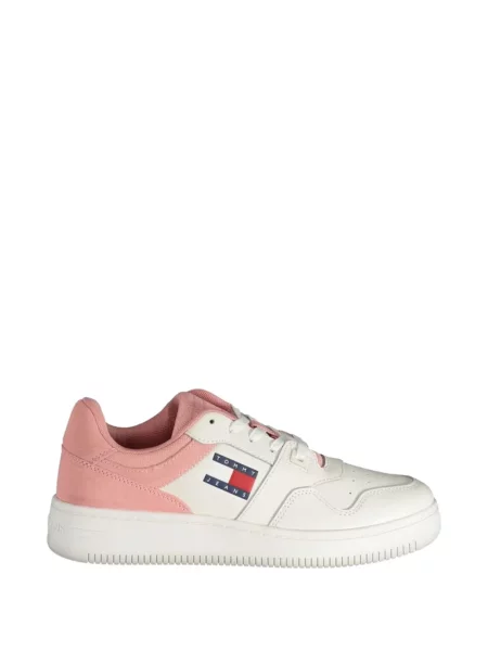 Sneakerși Tommy Hilfiger retro alb