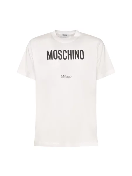 Koszulka Moschino z logo biała
