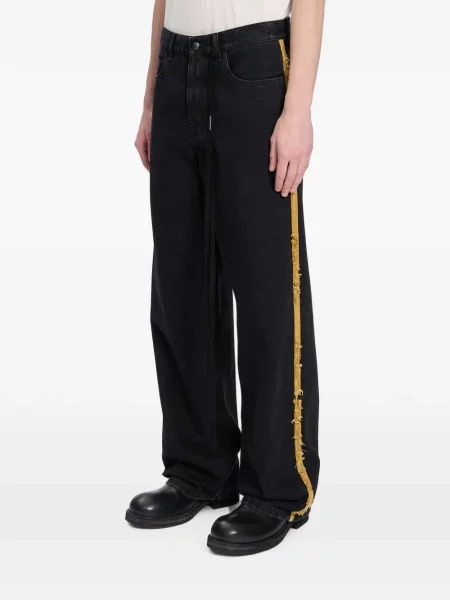 Blugi cu picior larg Ann Demeulemeester negru