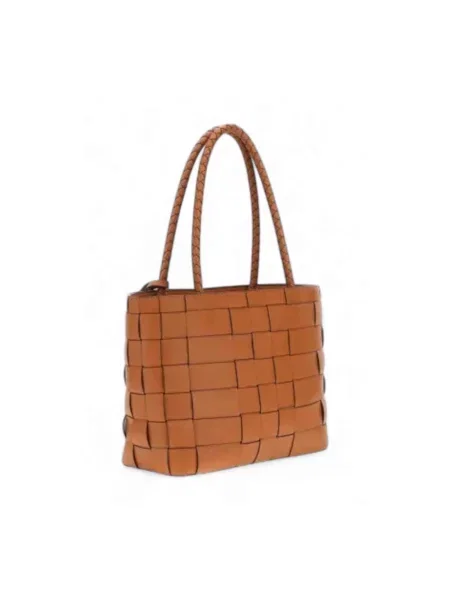 Guess torebka MAYLEE brązowy