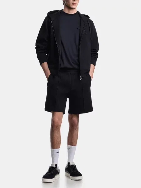 Футболка Emporio Armani из лиоцела синяя