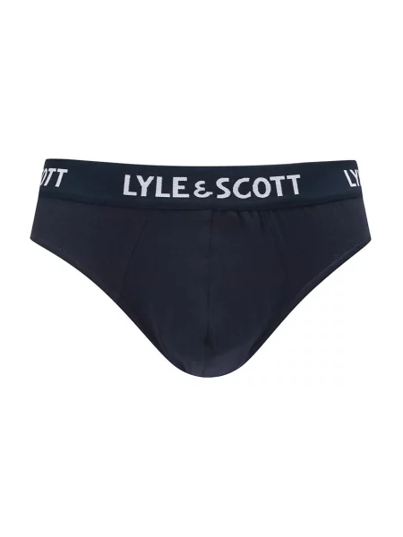 Hlačke Lyle & Scott modra