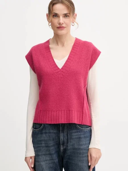 United Colors of Benetton Prsluk s dodatkom vune