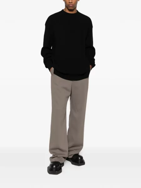 Pulover Rick Owens cu decolteu rotund negru