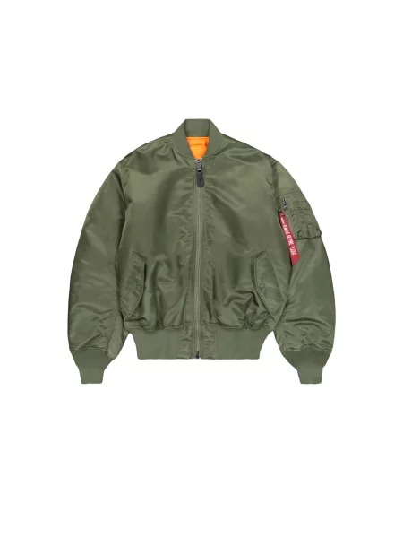 ALPHA INDUSTRIES Φθινοπωρινό και ανοιξιάτικο μπουφάν Heritage' πράσινο