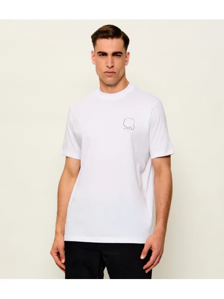 Karl Lagerfeld Tricou alb