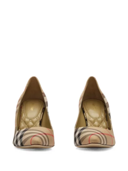 Pantofi cu toc Burberry în carouri