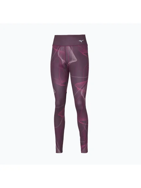 Olcsóbban. Női futó leggings Mizuno Nyomtatott szőlő bor. Méret: M lila