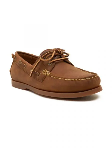 POLO RALPH LAUREN De piele mocasini MERTON BOAT-BOAT maro