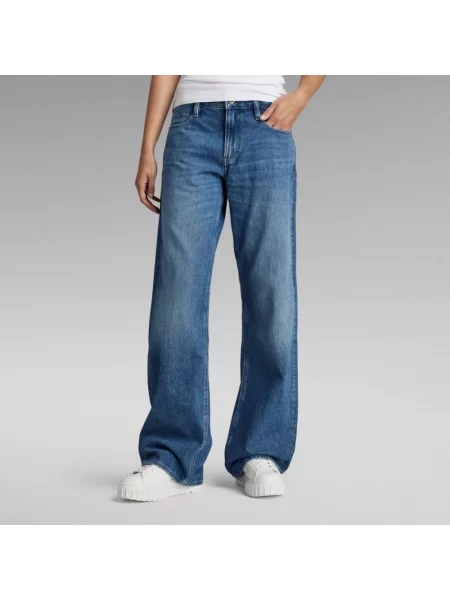 G-Star Raw jeansy Judee medium waist niebieskie