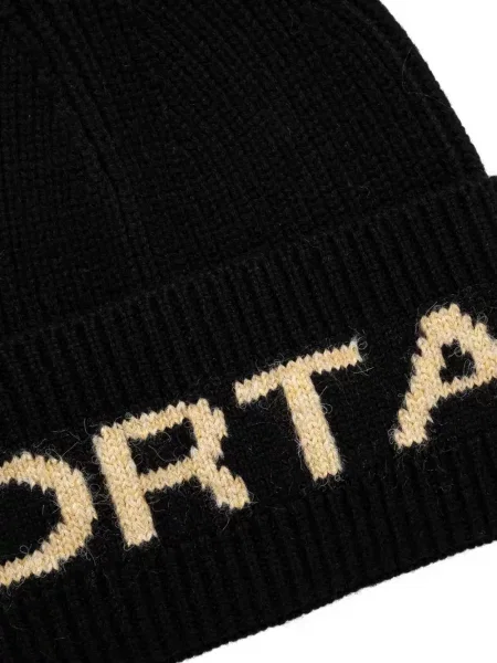 Căciulă Sportalm tricotate cu autograf negru
