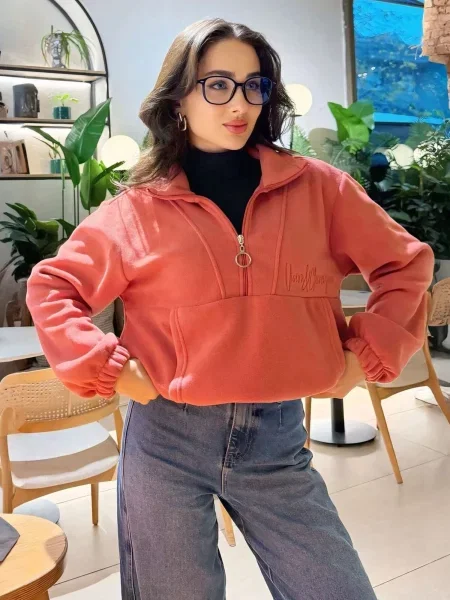 Tommy Life Fleecová mikina pink