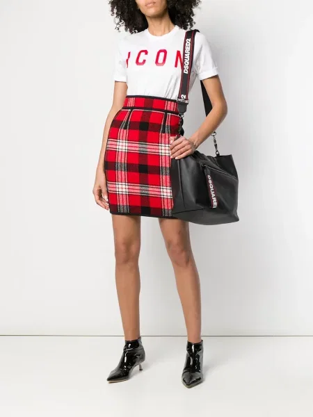 Tricou Dsquared2 cu imagine alb