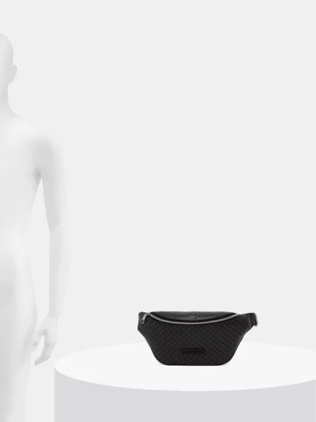 Calvin Klein Övtáskák Emblem Aop Coated Waistbag fekete