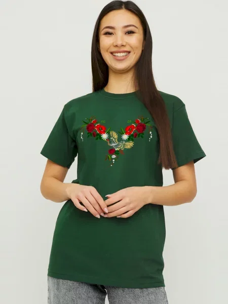 Футболка Yappi зеленая