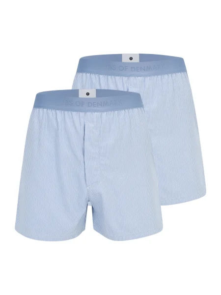 JBS OF DENMARK Boksarice svetlo modra bela