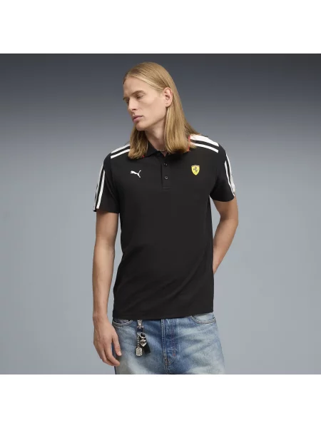 PUMA koszulka polo Scuderia Ferrari Odzież S czarny