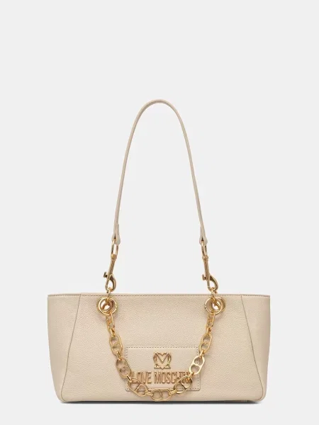 Geantă Love Moschino bej