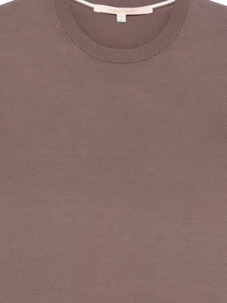 Tricou Alpha Industries cu decolteu rotund maro