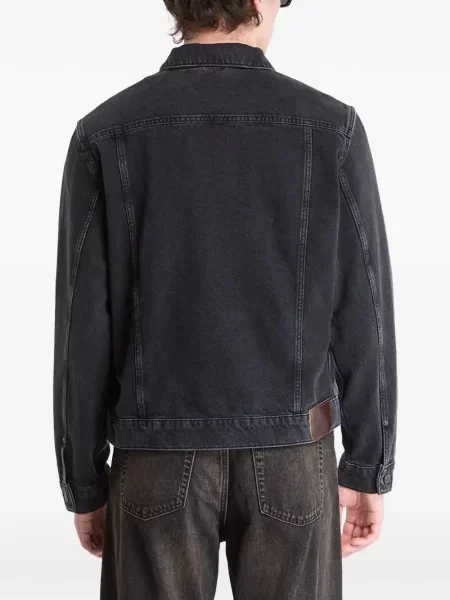 Geacă de blugi Allsaints gri